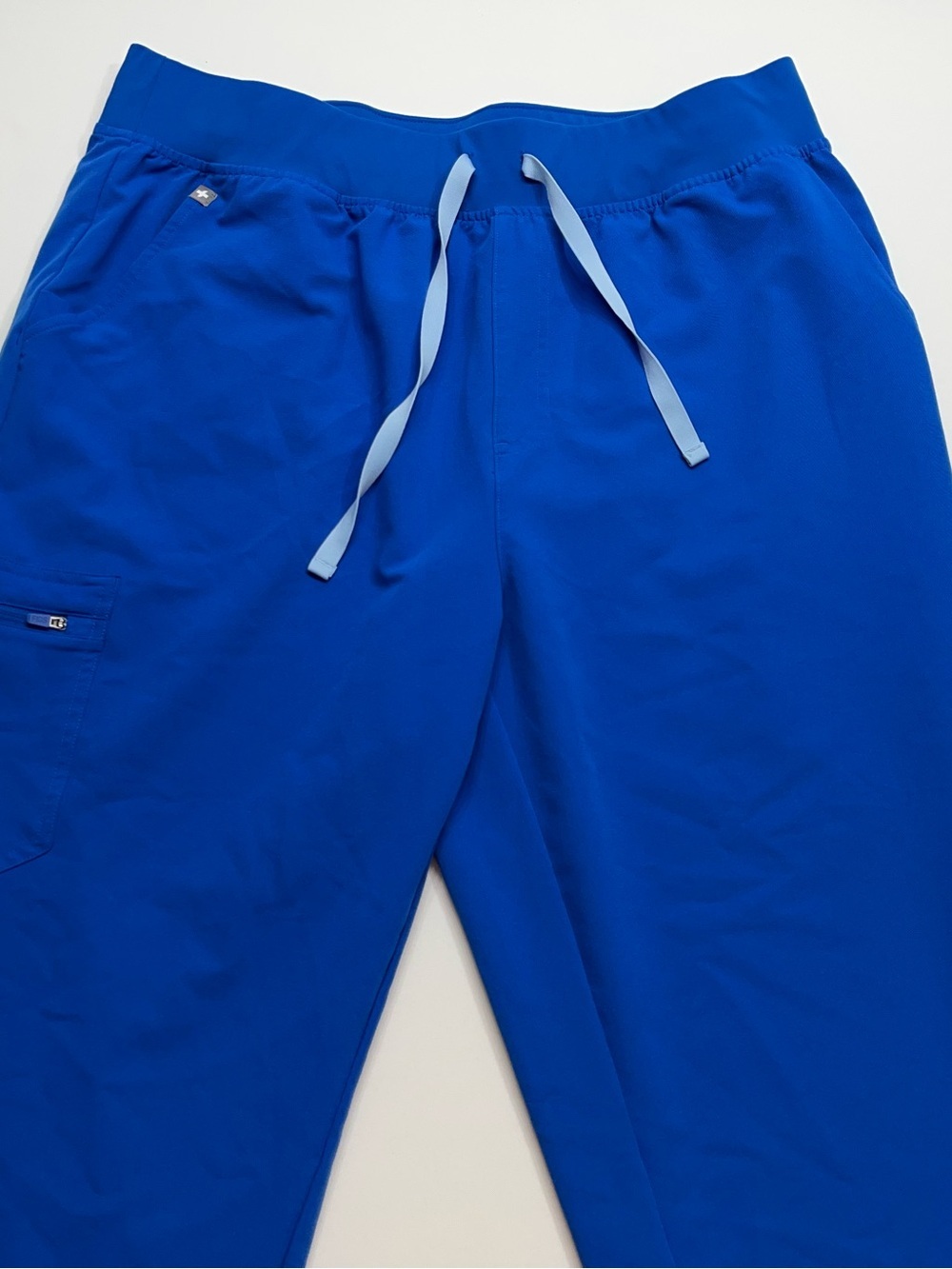 Figs Zamora Jogger Scrub Pants Womens Size 2XL High Waist Blue 29” Inseam - Picture 2 of 14